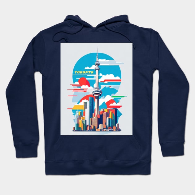 Toronto T-shirt, CN Tower, Canada Hoodie by Naked Patels